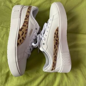 Puma platform cheeta print shoes